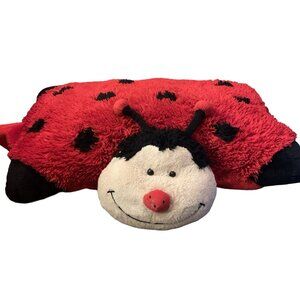 Pillow Pets Ladybug Red Black Lady Bug Soft Stuffed Plush 2009 Well Loved